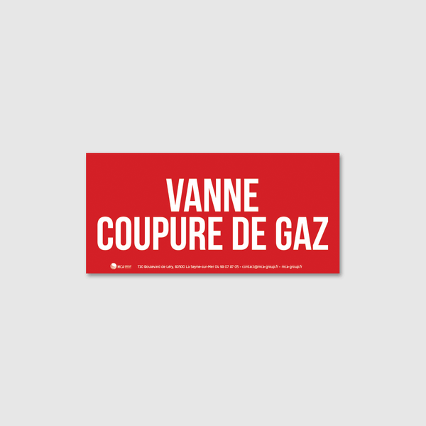 Gaz en Cuisine (2 Panneaux) Obligatoire si Cuisine au Gaz MCA Group