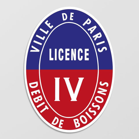 Panneau de Licence 4 / Paris (75) Licence IV (Paris) MCA Group 