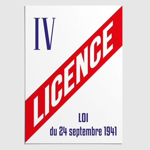 Panneau de Licence 4 / France Entière (sauf départements mentionnés) Licence IV France entière MCA Group