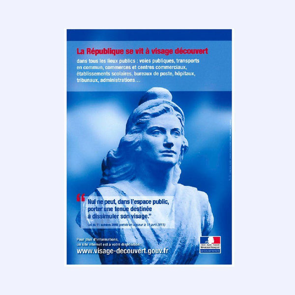 Marianne République à Visage découvert (Pack Spécial Restaurant <strong>Livraison Offerte</strong> / 1 stylo permanent + 1 stylo effaçable offerts)