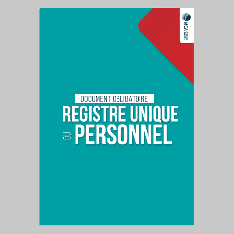 Cahier de Registre Unique du Personnel Registre du Personnel MCA Group