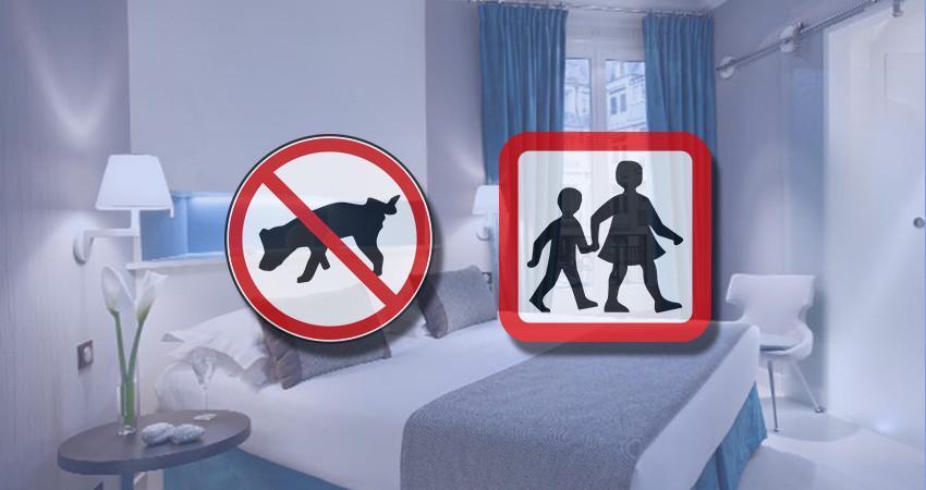 Un hôtel peut-il refuser enfants, célibataires ou animaux ?