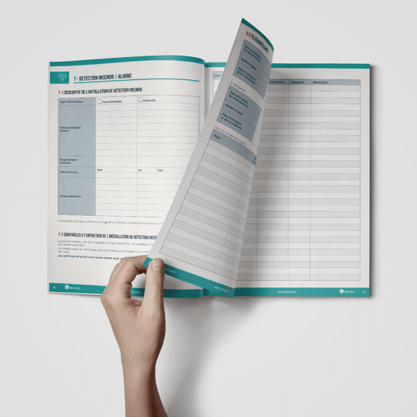 Registre de Sécurité Obligatoire / ERP (Etablissement Recevant du Public) MCA Group 