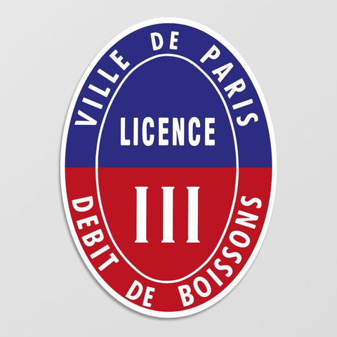 Panneau de Licence 3 / Paris (75) Licence III (Paris) MCA Group 