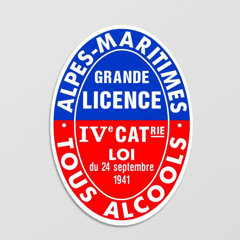 Panneau de Licence 4 / Alpes Maritimes (06) Licence IV (Alpes-Maritimes) MCA Group 