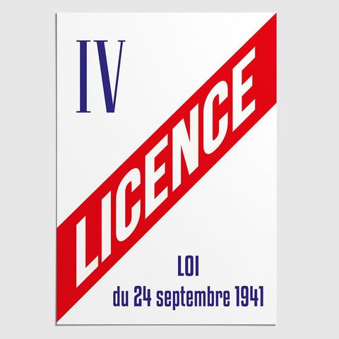 Panneau de Licence 4 / France Entière (sauf départements mentionnés) Licence IV France entière MCA Group 
