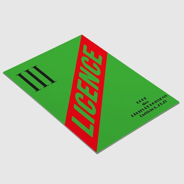 Panneau de Licence 3 / Herault (34) Licence III (Hérault) MCA Group 