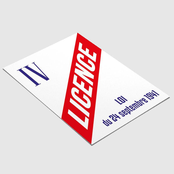 Panneau de Licence 4 / France Entière (sauf départements mentionnés) Licence IV France entière MCA Group 