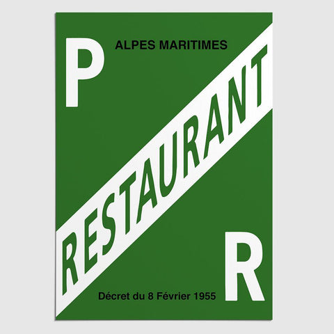 Panneau de Licence PR (Petite Restauration) / Alpes Maritimes (06) Licence Petite Restauration (Alpes-Maritimes) MCA Group 