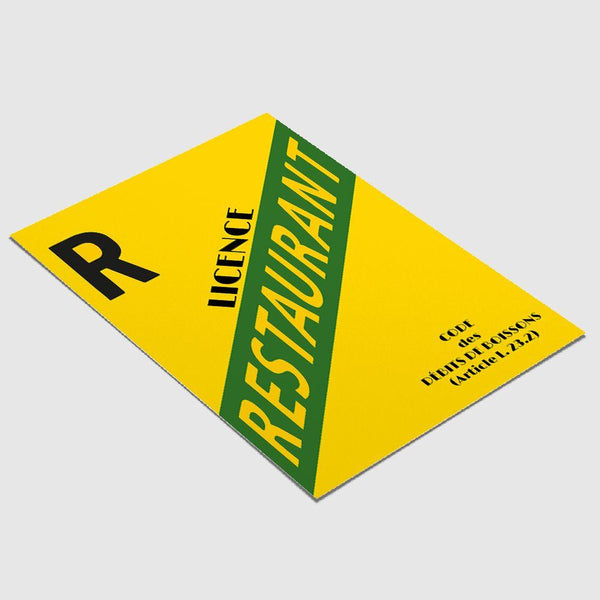 Panneau de Licence R (Restauration) / Herault (34) Licence Restauration (Hérault) MCA Group 