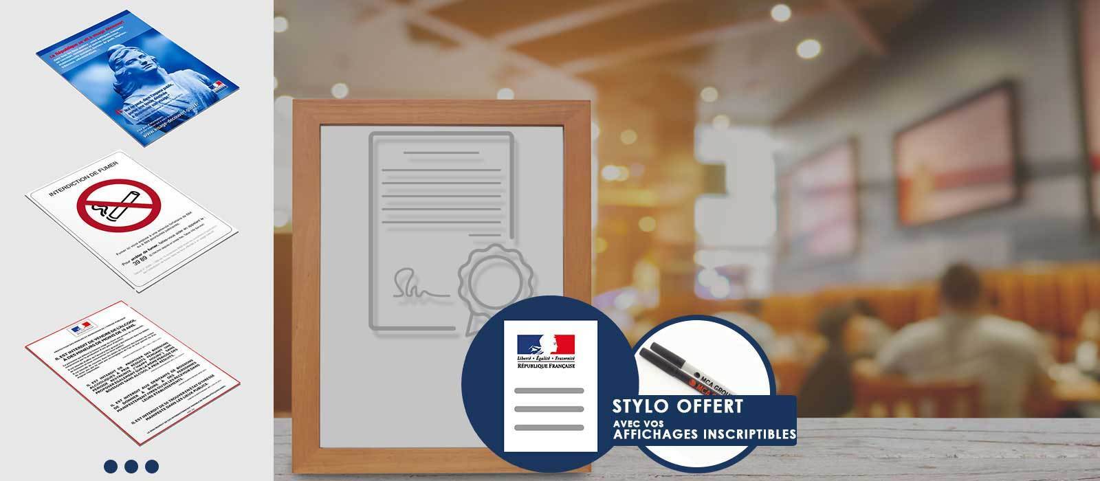 Affichages Obligatoires